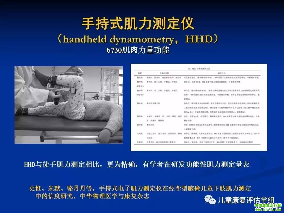 ICF-CY框架下脑瘫儿童评估