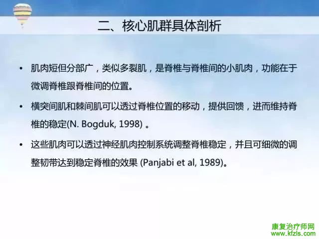 核心肌群稳定性评估及训练方案