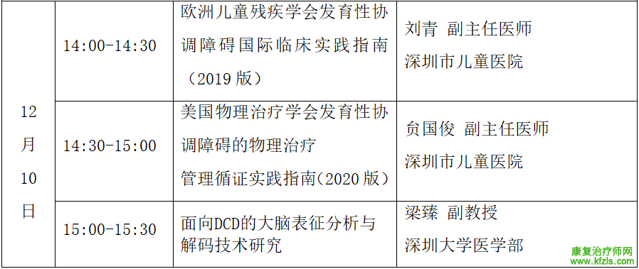 关于举办中国康复医学会发育性协调障碍筛查评估与康复培训班的通知