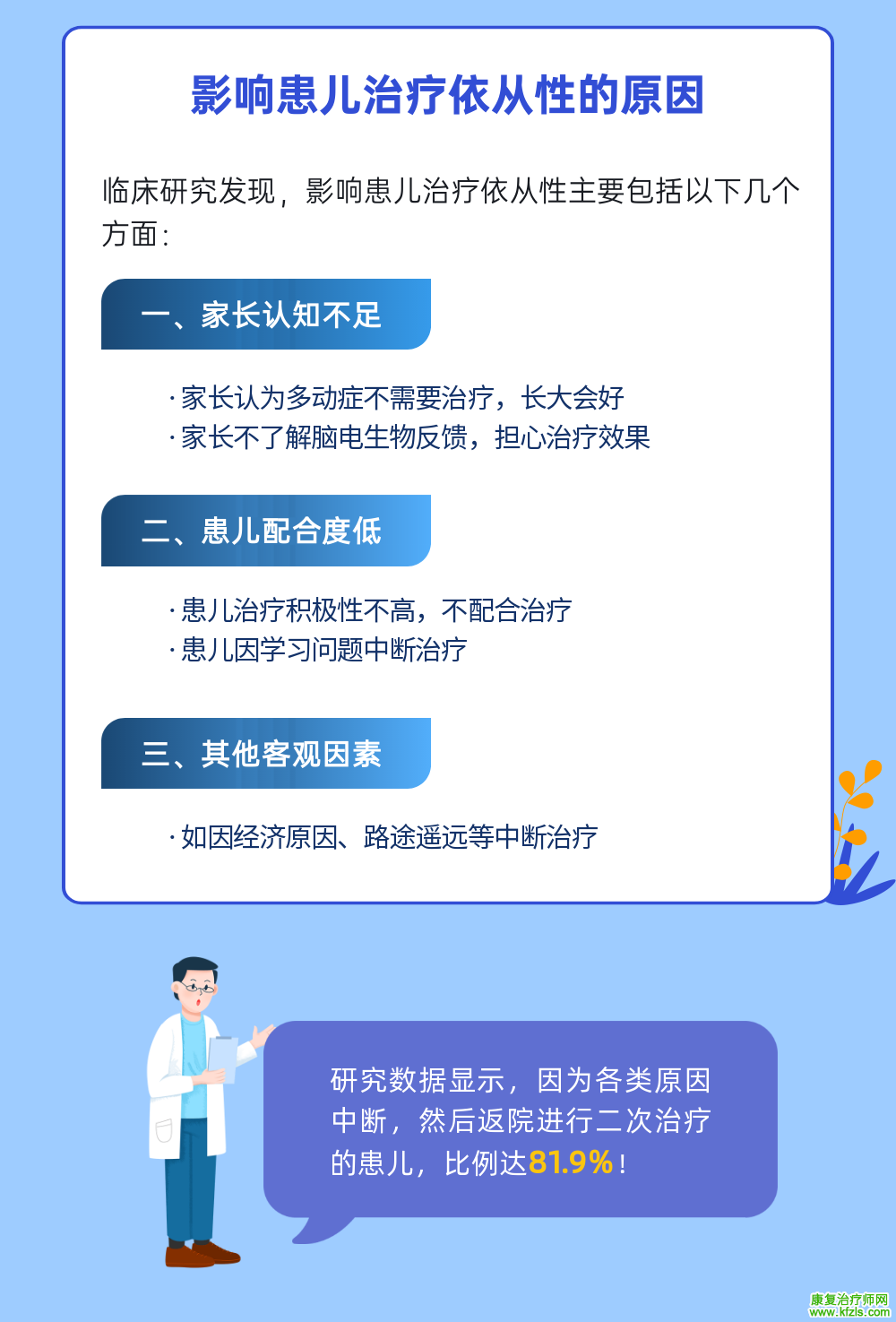 临床脑电生物反馈治疗如何提高患儿依从性？